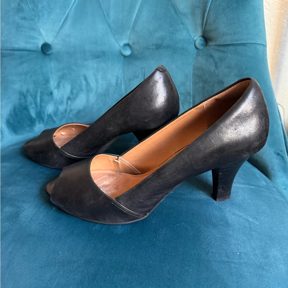 Clark's Florine Kona Open Toe Heel